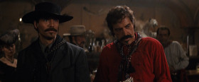 - You must be Doc Holliday?
- That's the rumour.
- You retired too?
- Not me. I'm in my prime.
