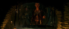 - The price of crossing my door is blood, Captain.
- That explains why you're not so busy.