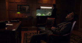 - Tell me, Richard, do you like fish?
- No. I mean to eat sometimes, but outside of that, no. No, I don't.
- I believe men could learn a lot from fish.
- That's the most asinine thing I've ever heard.