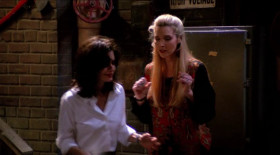 - Oh, my God! Something brushed up against my right leg.
- What? 
- Oh, it's okay. It was just my left leg.