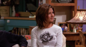<b>Ross Geller:</b> - We're all adults here. There's only one way to resolve this. Since you saw her boobies you have to show her your pee-pee.
<b>Chandler Bing:</b> - You know, I don't see that happening.
<b>Rachel Green:</b> - Come on. He's right. Tit for tat.
<b>Chandler Bing:</b> - Well, I'm not showing you my tat!