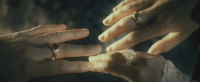 It began with the forging of the great rings.
Three were given to the Elves:
Immortal, wisest and fairest of all beings.
Seven to the dwarf lords: 
Great miners and craftsmen of the mountain halls.
And nine, nine rings were gifted to the race of men who,
above all else, desire power.
For within these rings was bound the strength and the will to govern each race. But they were, all of them, deceived; for another ring was made. In the land of Mordor, in the fires of Mount Doom, the Dark Lord Sauron forged, in secret, a master ring. And into this ring he poured his cruelty, his malice and his will to dominate all life.
One ring to rule them all.
One by one, the free lands of Middle-earth fell to the power of the ring.
But there were some who resisted. A Last Alliance of Men and Elves marched against the armies of Mordor. And on the slopes of Mount Doom they fought for the freedom of Middle-earth. Victory was near, but the power of the Ring could not be undone. It was in this moment, when all hope had faded, that Isildur, son of the King, took up his father's sword. Sauron, the enemy of the free peoples of Middle-earth, was defeated.
The ring passed to Isildur, who had this one chance to destroy evil forever. But the hearts of men are easily corrupted, And the ring of power has a will of its own. It betrayed Isildur to his death. And some things that should not have been forgotten, were lost.
History became legend, legend became myth, and for two-and-a-half thousand years, the Ring passed out of all knowledge. Until, when chance came, it ensnared a new bearer.
The ring came to the creature Gollum, who took it deep into the tunnels of the Misty mountains. And there, it consumed him. The ring brought to Gollum unnatural long life. For five hundred years, it poisoned his mind. And in the gloom of Gollum's cave, it waited. Darkness crept back into the forests of the world. Rumor grew of a shadow in the East, whispers of a nameless fear. And the Ring of power perceived: its time had now come.
It abandoned Gollum. But something happened then, the ring did not intend. It was picked up by the most unlikely creature imaginable: A hobbit, Bilbo Baggins of the Shire. For the time will soon come when hobbits will shape the fortunes of all...
 