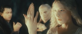 It began with the forging of the great rings.
Three were given to the Elves:
Immortal, wisest and fairest of all beings.
Seven to the dwarf lords: 
Great miners and craftsmen of the mountain halls.
And nine, nine rings were gifted to the race of men who,
above all else, desire power.
For within these rings was bound the strength and the will to govern each race. But they were, all of them, deceived; for another ring was made. In the land of Mordor, in the fires of Mount Doom, the Dark Lord Sauron forged, in secret, a master ring. And into this ring he poured his cruelty, his malice and his will to dominate all life.
One ring to rule them all.
One by one, the free lands of Middle-earth fell to the power of the ring.
But there were some who resisted. A Last Alliance of Men and Elves marched against the armies of Mordor. And on the slopes of Mount Doom they fought for the freedom of Middle-earth. Victory was near, but the power of the Ring could not be undone. It was in this moment, when all hope had faded, that Isildur, son of the King, took up his father's sword. Sauron, the enemy of the free peoples of Middle-earth, was defeated.
The ring passed to Isildur, who had this one chance to destroy evil forever. But the hearts of men are easily corrupted, And the ring of power has a will of its own. It betrayed Isildur to his death. And some things that should not have been forgotten, were lost.
History became legend, legend became myth, and for two-and-a-half thousand years, the Ring passed out of all knowledge. Until, when chance came, it ensnared a new bearer.
The ring came to the creature Gollum, who took it deep into the tunnels of the Misty mountains. And there, it consumed him. The ring brought to Gollum unnatural long life. For five hundred years, it poisoned his mind. And in the gloom of Gollum's cave, it waited. Darkness crept back into the forests of the world. Rumor grew of a shadow in the East, whispers of a nameless fear. And the Ring of power perceived: its time had now come.
It abandoned Gollum. But something happened then, the ring did not intend. It was picked up by the most unlikely creature imaginable: A hobbit, Bilbo Baggins of the Shire. For the time will soon come when hobbits will shape the fortunes of all...
 