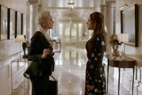 You are the one on the right, in case you're confused. And if you think a pair of sunglasses and a dark lip will be enough for me to let this go, then your face isn't the problem, Mother, your brain is.