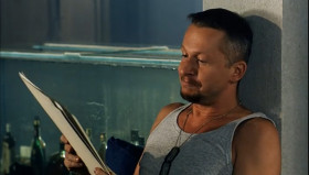 - These drawings are staying here.
- If I ever take them away I won't come back to you... but that won't happen because I believe in relationships - that last a lifetime.
- Whose lifetime?
- Even elephants love each other for years... and scientists have proven that whales...
- Do I look like a whale?