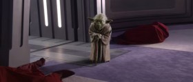- I hear a new apprentice you have, Emperor. Or should I call you Darth Sidious?
- Master Yoda. You survived.
- Surprised?
- Your arrogance blinds you, Master Yoda. Now you will experience the full power of the dark side.