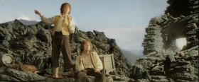 - You, young rascals! A merry hunt you've lead us on, and now we find you feasting and... and smoking!
- We are sitting on the field of victory, enjoying a few well-earned comforts. The salted pork is particulary good!