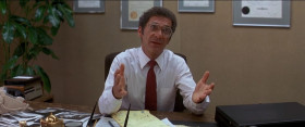 - That was two years ago, and that guy's an idiot!
- They can't all be idiots. You argue with everybody! You've got one of the worst reputations in this town. Nobody will hire you.
- Are you saying that nobody in New York will work with me?
- Nobody in Hollywood will either. I can't even get you a commercial. You played a tomato, and they went over schedule because you wouldn't sit.
- Yes, it wasn't logical.
- You were a tomato! A tomato doesn't have logic. It can't move!
- So if he can't move, how's he going to sit down? I was a stand-up tomato. A juicy, sexy, beefsteak tomato! Nobody does vegetables like me! I did vegetables off-Broadway! I did the best tomato, the best cucumber! I did an endive salad that knocked the critics on their ass!