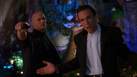- Okay, twinkle toes. I wanna know where my money is and I wanna know right now.
- Okay. You've got 17.5 percent in T-bills amortized over the fiscal year. Eight percent in stocks. Carry the nine, divide by the gross national product. Fortunately, funeral bouquets are deductible.
