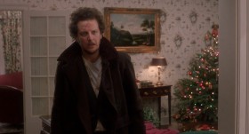 - Marv?
- Harry?
- Why'd you take your shoes off?
- Why are you dressed like a chicken?