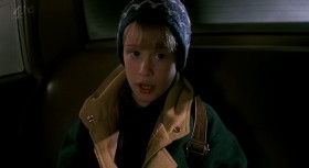 - It's scary out there.
- Ain't much better in here, kid.

