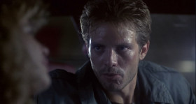 - Hold on. Are you injured? Are you shot? Do exactly what I say. Exactly. Don't move unless I say. Don't make a sound unless I say. Do you understand? Do you understand?
- Yes! Please don't hurt me.
- I'm here to help you. I'm Reese. Sergeant Tech-Com. DN38416. Assigned to protect you. You've been targeted for termination.
- This is a mistake. I didn't do anything.
- No, but you will. It's very important that you live.
- This isn't true. How could that man just get up after you...
- It's not a man. A machine. A Terminator. Cyberdyne Systems model 101.
- A machine? Like a robot?
- Not a robot. A cyborg. Cybernetic organism.
- No. He was bleeding.
- The Terminator's an infiltration unit. Part man, part machine. Underneath, it's a hyper-alloy combat chassis. Microprocessor controlled. Fully armored, very tough. But outside it's living human tissue. Flesh, skin, hair, blood... grown for the cyborgs. The 600-Series had rubber skin. We spotted them easy. But these are new. They look human. Sweat, bad breath, everything.
Very hard to spot. Cyborgs don't feel pain. I do. Don't do that again. Listen and understand. That Terminator is out there. It can't be bargained with, it can't be reasoned with. It doesn't feel pity or remorse or fear, and it absolutely will not stop... ever... until you are dead.