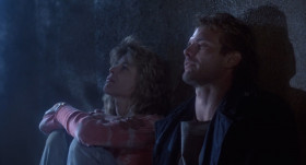 - Talk to me some more. Tell me about where you're from.
- All right. You stay down by day, but at night you can move around. You still have to be careful because the H-Ks use infrared. But they're not too bright. John taught us ways to dust them. That's when the infiltrators started to appear. The Terminators were the newest. The worst.
- I was dreaming about dogs.
- We use 'em to spot Terminators.
- Your world is pretty terrifying.