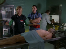 So, Doug, this is the morgue! It's cute, the little toe-tag. Like a present.