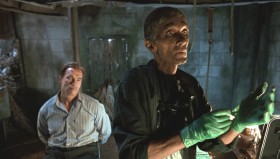 <b>Samir:</b> - Is there anything you would like to tell me before we start?
<b>Harry Tasker:</b> - Yes. I'm going to kill you pretty soon.
<b>Samir:</b> - I see. How exactly?
<b>Harry Tasker:</b> - Well, I thought I'd break your neck, then use you as a human shield, then kill the guard with that knife there on your table and take his gun.
<b>Samir:</b> - And what makes you think you can do all that?
<b>Harry Tasker:</b> - Because I picked the lock on these handcuffs...