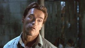 <b>Samir:</b> - Is there anything you would like to tell me before we start?
<b>Harry Tasker:</b> - Yes. I'm going to kill you pretty soon.
<b>Samir:</b> - I see. How exactly?
<b>Harry Tasker:</b> - Well, I thought I'd break your neck, then use you as a human shield, then kill the guard with that knife there on your table and take his gun.
<b>Samir:</b> - And what makes you think you can do all that?
<b>Harry Tasker:</b> - Because I picked the lock on these handcuffs...