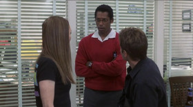 - What areyou doing?
- Selenium. That could be the answer. I'm looking at the Periodic Table on your T-shirt and I see this pattern. Take offyour shirt. I'll show you.
- Yes!
- No, I don't think so.
- We are a carbon based life-form. We move down here, and you've found our poison: arsenic. But the aliens are nitrogen based, right? You make the same move down and over... and where do you find yourself?
- Selenium.
- Selenium. Could be as lethal to them as arsenic is to us.
- And with their metabolic rates, it'll kill them fast.
- Selenium. How much do we need?
- Five hundred gallons could do it, should do it.
- Five hundred gallons? Um, I hate to be a buzzkill, but where are we gonna get that at 2:00 a.m.?
- No problem.
- Yeah, we can get that. Head & Shoulders.
- The dandruff shampoo?
- Yeah, that's the stuff. The active ingredient is selenium sulfide.
- How do you know that? You don't know anything.
- Haven't you noticed how shiny and fake-free our hair is?
- Okay, this is the best idea we got. Let's give it a shot. Come on. Let's do it!
- Yeah! We'll get the troops together. We're getting shampoo!
- I've got the vehicle.
- Good! Donalds, you just got your A's.