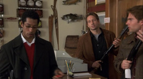 - Ever used one ofthese before?
- Just 'cause I'm a school teacher, don't make me a pussy.
- Ladies, a fying extraterrestrial's in the store. Can we focus?
<...>
- Grab the girl. I'll get the bird.
- All right! Nice shot.
- So what do you want? Light meat or dark?
- You have to ask? It's dead now?