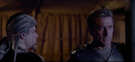 - If you looked into a magic crystal, you saw your army destroyed and yourself dead. If you saw that in the future, as I'm sure you're seeing it now, would you continue to fight?
- Yes.
- Knowing that you must lose?
- Knowing we can. All men lose when they die and all men die. But a slave and a free man lose different things.
- They both lose life.
- When a free man dies, he loses the pleasure of life. A slave loses his pain. Death is the only freedom a slave knows. That's why he's not afraid of it. That's why we'll win.