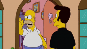 Reverend Lovejoy, you deliver pizza now? But we didn't order any pizza. You forgot the pizza anyway. Marge, the pizza place screwed up again!