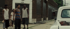 - What the fuck you looking at, old man?
- What the hell are you spooks up to?
- Spooks?
- You better get your ass on, honky, while I still let you. That's what you better do. That's right, bitch.
- Fuck you think you at?
- Ever notice how you come across somebody once in a while that you shouldn't have fucked with? That's me.