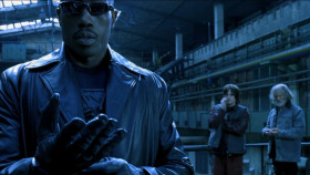 <b>Scud:</b> - So, B-man, what do you think?
<b>Blade:</b> - Sounds like a plan.
<b>Abraham Whistler:</b> - What do you really think?
<b>Blade:</b> - They're gonna fuck us the first chance they get.