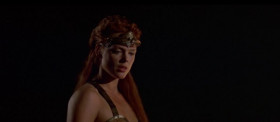 - I know you're a brave girl, but danger is my trade.
- Then I'll learn it by myself. Don't make me angry, Kalidor. I don't need any man's help.