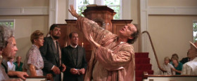 I want to ask you something. You all go to church. Do you think God knew what He was doing when He created woman? No shit! I really want to know. Or do you think it was one of His minor mistakes? Like tidal waves! Earthquakes! Floods! Do you think women are like that? What's the matter? You don't think God makes mistakes? Of course He does. We all make mistakes. Of course, we make mistakes, they call it evil. When God makes mistakes, they call it... nature. So what do you think? Women... a mistake? Or did He do it to us on purpose?