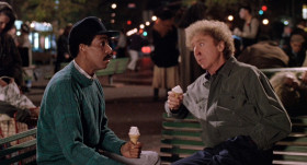 - So where's your wife?
- I think she's in Cleveland. I haven't seen her for eight years.
- Nice lady?
- Very nice. Wonderful, warm woman. And then one day, she turned into this amazing creature, who could sit on the end of a broomstick... and take off into the air.