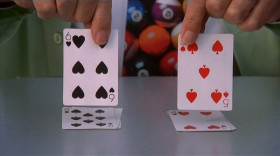 - Black harts, red spades? Come on, that's like cheating.
- Aa, experience has conditioned you, thinking that all harts are red, and all spades are black. Because their shapes are similar. It's easier for your mind to interpret them based on that passed experience. Then open to an idea that they can be different. We see what we expect to see. Not necessarily, what's really there. Children, who have never played cards, always pass this test. Makes you wonder how many other things are right in front of you, sight, sound, smell that you can't expirience, because you've been conditioned not to? If we'll do the test again you will pass. Once you are aware, that their can be black harts and red spades, you'll be able to parse them.