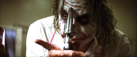 You know what I noticed? Nobody panics when things go "according to plan." Even if the plan is horrifying. If tomorrow I tell the press that, like, a gangbanger will get shot... or a truckload of soldiers will be blowing up... nobody panics. Because it's all part of the plan. But when I say that one little old mayor will die... well, then, everyone loses their minds. Introduce a little anarchy... upset the established order... and everything becomes chaos. I'm an agent of chaos. Oh, and you know the thing about chaos? It's fair.

