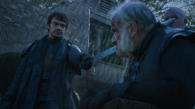 - Any last words, old man?
- Gods help you, Theon Greyjoy. Now you are truly lost.