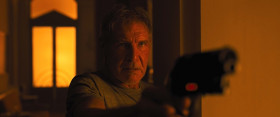 <b>Rick Deckard:</b> - You mightn't happen to have a piece of cheese about you, now? Would you boy?
<b>Officer «K»:</b> - "Treasure Island"?
<b>Rick Deckard:</b> - He reads, that's good. Me too, not much else to do around here at night anymore. Many is the night I dream of cheese. Toasted, mostly. What are you doing here?