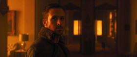 <b>Rick Deckard:</b> - You mightn't happen to have a piece of cheese about you, now? Would you boy?
<b>Officer «K»:</b> - "Treasure Island"?
<b>Rick Deckard:</b> - He reads, that's good. Me too, not much else to do around here at night anymore. Many is the night I dream of cheese. Toasted, mostly. What are you doing here?