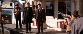 - Actually, what I heard was, you fell off your horse... drunk, of course. And that you broke your bloody neck.
- I heard that one myself, Bob. Hell, I even thought I was dead. Till I found out I was just in Nebraska.
