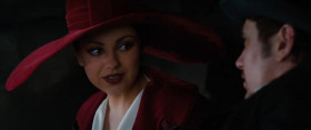 - I... I, too, am a witch. I am Theodora the Good.
- You're not a witch.
- Of course I am.
- Where are all your warts? Where's your broom?
- What would I do with a broom?
- Fly.
- With a broom?
- Never mind.