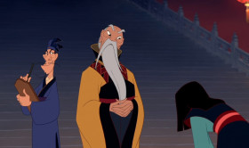 I've heard a great deal about you, Fa Mulan. You stole your father's armor, ran away from home, impersonated a soldier, deceived your commanding officer, dishonored the Chinese army,
destroyed my palace and you have saved us all.