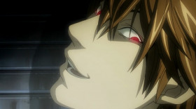 That's right. I am Kira. And what can you do? Kill me right here? Hear this. I'm not only Kira. But I'm also... God of the new world! Kira has become law in the world we now live. He's the one who's maintaining order. I have become Justice. The only hope for mankind. Kill me? Is that really the right thing to do? Since Kira's appearance six years ago, wars have stopped and global crime rates have been reduced by over 70 percent. But, it's not enough. This world is still rotten! With too many rotten people. Somebody has to do this! When I first got that notebook, all those years ago, I knew I had to do it. No, I was the only one who could! I understood that killing people was a crime... There was no other way! The world had to be fixed! A purpose given to me! Only I could do it. Who else could have done it? And come this far? Would they have kept going? The only one... who can create a new world... is me.