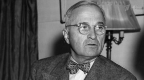 When truman finally met with robert oppenheimer in October 1945, he asked him to guess when the russians would develop their own atomic bomb. Oppenheimer did not know. Truman responded that he knew the answer: "never." Clearly surprised by the president's truculent ignorance and frustrated that he did not understand the seriousness of the evolving crisis, Oppenheimer blurted out, "mr. President, I feel I have blood on my hands." Truman responded with anger. Truman: I told him the blood was on my hands and to let me worry about that. Afterwards, Truman told dean acheson... Truman: I don't want to see that son of a bitch in this office ever again. Oppenheimer was later attacked by right-wing conservatives as an agent of the Soviet Union, and subjected to numerous investigations by the f.B.I. in 1954, his security clearance was revoked. His real crime in the eyes of american authorities was opposing building the new hydrogen bomb, which he considered a weapon of genocide.