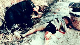 Freelance journalist S. Hersh in nov. 1969 broke the news that a year and a half earlier US forces had massacred up to 500 civilians in the village of My Lai nicknamed Pinkville for its strong enemy sympathies. Babies, pregnant women and old people had been scalped and mutilated as command of the situation broke down. Not a single shot had been clearly fired at US forces. Indicative of the growing dehumanization of this time, and resembling US attitudes towards the Japanese in WW2 65% of Americans told pollsters they were not bothered by the news of massacre. The only officer found guilty was given a partial pardon by Nixon public opinion strongly in favor.
