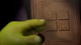 "She waited in the dragon's keep in the highest room of the tallest tower, for her true love and true love's first kiss." Like that's ever gonna happen. What a load of...