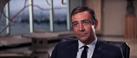 <b>Mr. Osato:</b> - Mm-hm. You should give up smoking. Cigarettes are very bad for your chest.
<b>Helga Brandt:</b> - Mr Osato believes in a healthy chest.
<b>James Bond:</b> - Really?
