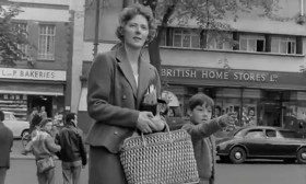 - Rachel's not allowed to eat ham.
- Well, that's because she's Jewish.
- Why don't Jewish people eat ham?
- Oh, Mike, do stop asking questions.
- But why don't they?
- Well, it's their religion. It's different from ours.
- Why?
- Mike, for goodness sake!
- Look, Mum, that's where Rachel goes to church.
- That's the synagogue.
- Can I go with her one day? She goes to service on Saturdays instead of Sundays.
- Michael, you must never do that.
- Why not?
- Well, because you're a Catholic. It would be a sin.
- A bad one?
- Yes, a very bad one.
- Gosh!