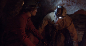 - See, it never occurs to him to ask if I actually like caving.
- Yep, Josh is his own man. He doesn't take after his dad much.
