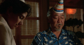 - Do you think I stand a chance at the tournament?
- Not matter what Miyagi think. Miyagi not fighting.