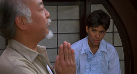 - I can't, Mr. Miyagi, not today.
- Why?
- Because my whole life is goin' out of focus, that's why.
- When you feel life out of focus... always return to basic of life.
- What, praying?
- Breathing. No breathe, no life.