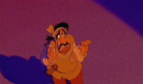 - Who disturbs my slumber?
- It is I, Gazeem, a humble thief.
- Know this. Only one may enter here, one whose worth lies far within. A diamond in the rough.