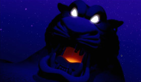 - Who disturbs my slumber?
- It is I, Gazeem, a humble thief.
- Know this. Only one may enter here, one whose worth lies far within. A diamond in the rough.