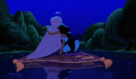 - A whole new world
- A whole new world
- That's where we'll be
- That's where we'll be
- A thrilling chase
- A wondrous place
- For you and me...