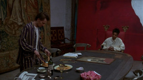 - Do you ever get sick of it?
- What, spaghetti?
- No, the whole thing. Painting.
- That's one of the few things that makes me happy.
- Spaghetti?
- No, painting.